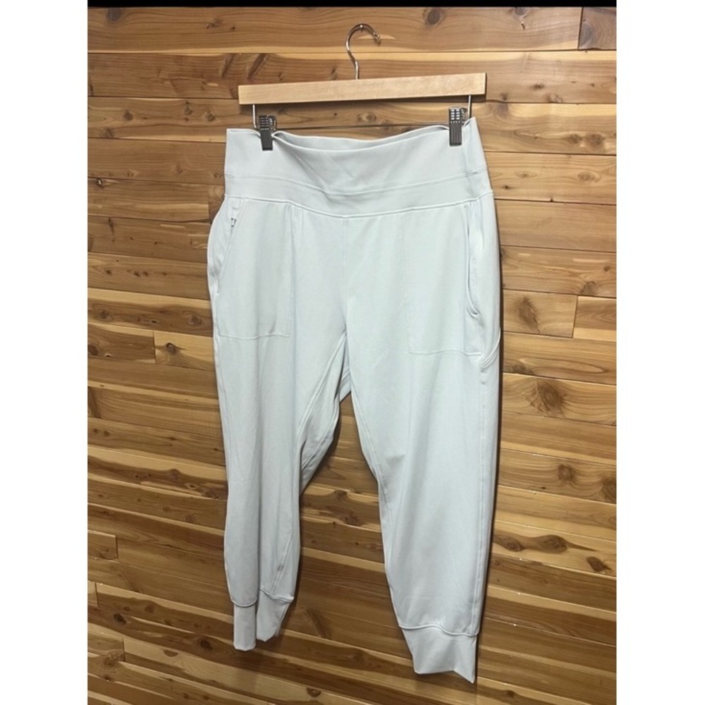 Athleta Womens Salutation Jogger Light Green High Rise Pockets Size Large Petite - Picture 4 of 11